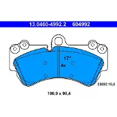 Ate Remblokken set 13.0460-4992.2 ATE voor o.a. PORSCHE, VOLKSWAGEN