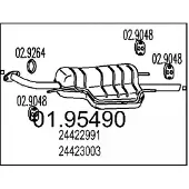 MTS 01.95490 Einddemper