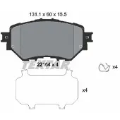 Textar 2215401 Remblokken