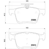 Brembo P 85 125E Remblokken
