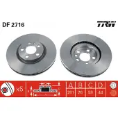 TRW DF2716 Remschijf