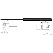 METZGER 2110470 Gasveer achterklep