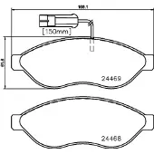 Hella Remblokkenset, schijfrem 8DB 355 020-661