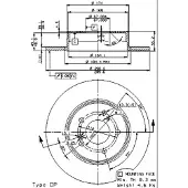 Brembo 08.7211.76 Remschijf