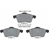 Textar Remblokset 2188302, voor