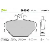 Valeo 301095 Remblokken