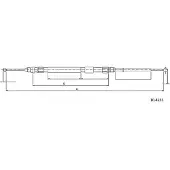 METZGER 10.4233 Handremkabel
