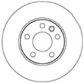 MAPCO 15839 Remschijf