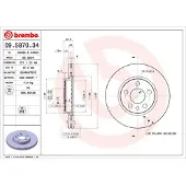 Brembo Remschijf 09.5870.34