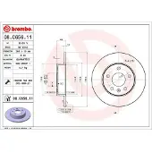 Brembo 08.C656.11 Remschijf
