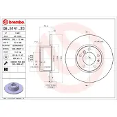 Brembo 08.5141.20 Remschijf