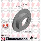ZIMMERMANN 590.2821.20 Remschijf