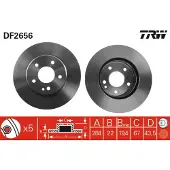TRW DF2656 Remschijf