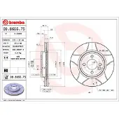 Brembo 09.8655.75 Remschijf