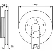 Bosch 0 986 479 R53 Remschijf