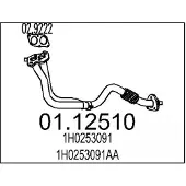 MTS 01.12510 Voorpijp