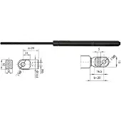 METZGER 2110377 Gasveer motorkap
