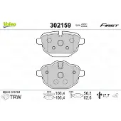Valeo 302159 Remblokken