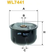 WIX FILTERS Oliefilter WL7441