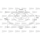 Valeo 675402 Remschijf