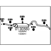 MTS 01.90560 Einddemper