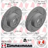 ZIMMERMANN 150.3403.53 Remschijf