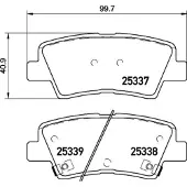 Brembo Remblokkenset, schijfrem P 30 106