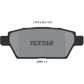 Textar Remblokset 2458102, achter