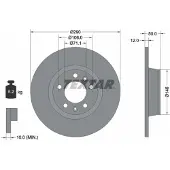 Textar 92195803 Remschijf