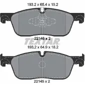 Textar Remblokset 2214601, voor