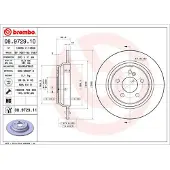 Brembo 08.9729.11 Remschijf