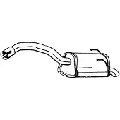 Bosal 148-203 Einddemper