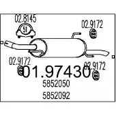 MTS 01.97430 Einddemper