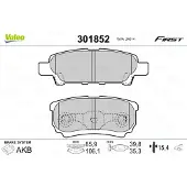 Valeo 301852 Remblokken