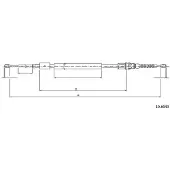 METZGER 10.6043 Handremkabel