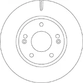 TRW DF6936 Remschijf