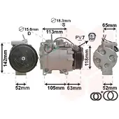 VAN WEZEL 2500K238 Aircopomp