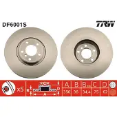 TRW Remschijf DF6001S