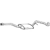 Bosal 284-813 Uitlaat middendemper