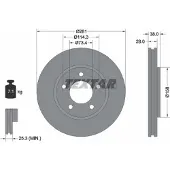 Textar 92108300 Remschijf