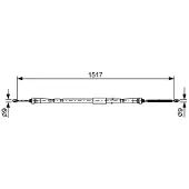Bosch 1 987 482 639 Handremkabel
