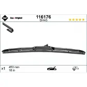 SWF Ruitenwisser 116176 SWF voor o.a. ABARTH, CHEVROLET, FIAT, HONDA, HYUNDAI, JEEP, KIA, LEXUS, MAZDA, MERCEDES-BENZ, MINI, MITSUBISHI, OPEL, SUBARU, SUZUKI