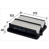 Valeo 585870 Luchtfilter