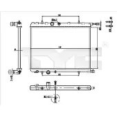 TYC 726-0016-R Radiateur
