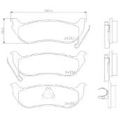Brembo P 37 009 Remblokken