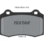 Textar Remblokset 2138104, voor