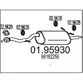 MTS 01.95930 Einddemper