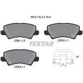 Textar Remblokset 2290101, achter