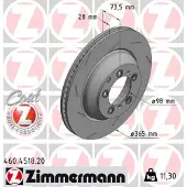 ZIMMERMANN 460.4518.20 Remschijf