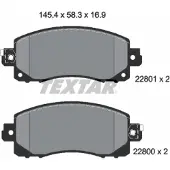 Textar Remblokset 2280001, voor